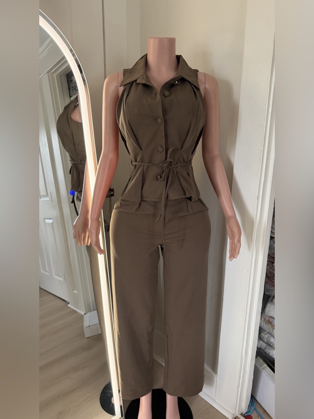 Brown 2 pc set - Picture 3 of 6